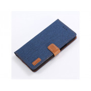 Púzdro Wallet book HTC X2 - tmavo modrá