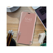 Smart Clear View Knižkový obal Samsung A11 ružový