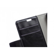 Púzdro Crazy Book ZTE Blade S6 Plus čierne Púzdro Crazy Book ZTE Blade S6 Plus čierne