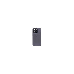 Apple iPhone 15 Pro - Sklo Zadného Krytu + Sklíčko Kamery + Kovový Pliešok  Deep Blue