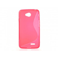 Púzdro silikónové  LG G Pro Lite Dual, D686, ružové vzor s