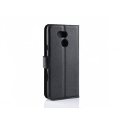 Litchi Knižkový Obal HTC Desire 12s čierny Litchi Knižkový Obal HTC Desire 12s čierny