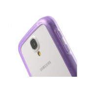 Bumper Clear pre Samsung i9500 S4 fialový