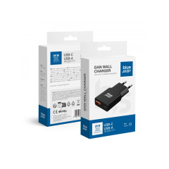 Nabíjačka Blue Star Slim GaN USB C + USB A QC4.0 PD 3A 25W TFK-SC-25W