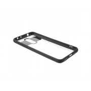 TPU rámik + Transparentné akrylové zadné hybridné púzdro pre Xiaomi Redmi 5 Plus čierne TPU rámik + Transparentné akrylové zadné hybridné púzdro pre Xiaomi Redmi 5 Plus čierne
