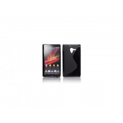 PUZDRO SONY XPERIA ZL, L35i C6506 SILICON ČIERNE VZOR S