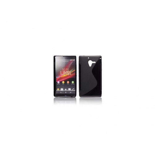 PUZDRO SONY XPERIA ZL, L35i C6506 SILICON ČIERNE VZOR S