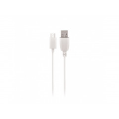 Maxlife Kábel USB - microUSB 1,0 m 1A white