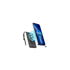 Powerbank s MagSafe Veger MagOn PD QC3.0 2A 20W 10 000 mAh čierna