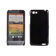 PUZDRO HTC ONE V PLASTOVÉ GRID ČIERNE