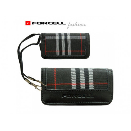 PUZDRO NOKIA 6101, 6131, E530 FORCELL FASHION 700 ČIERNE