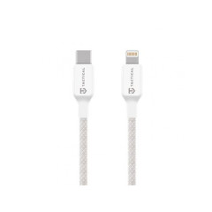 Tactical Stitch Thread Cable USB-C/Lightning 1m biely