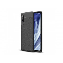 Litchi Flexiblný Silikónový Kryt Xiaomi Mi 9 Pro čierny