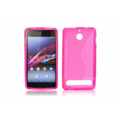 S-line Silikónový kryt SONY Xperia E3 ružový