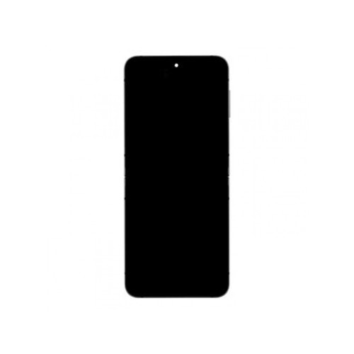 LCD display + Dotyk + Predný Kryt Samsung F741 Galaxy Z Flip 6 5G Silver (Service Pack)