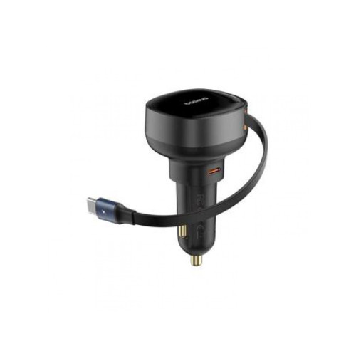Baseus Enjoyment Pro Nabíječka do Auta USB-C 60W Cluster čierny (Pošk. balení) Baseus Enjoyment Pro Nabíječka do Auta USB-C 60W Cluster čierny (Pošk. balení)