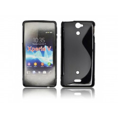 PUZDRO SONY XPERIA V LT25i SILICON VZOR S ČIERNY