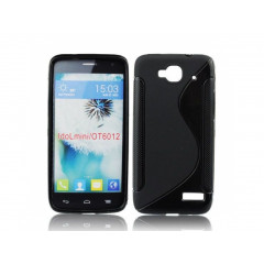 Púzdro  ALCATEL One Touch Idol Mini (6012) VZOR S ČIERNE