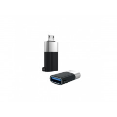 XO adapter NB149-G USB to micro-USB čierny