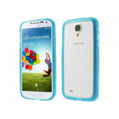 Bumper Clear pre Samsung i9500 S4 light modrý