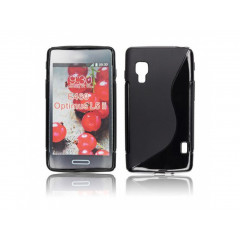 PUZDRO LG L7 2 P710 SILICON VZOR S ČIERNE