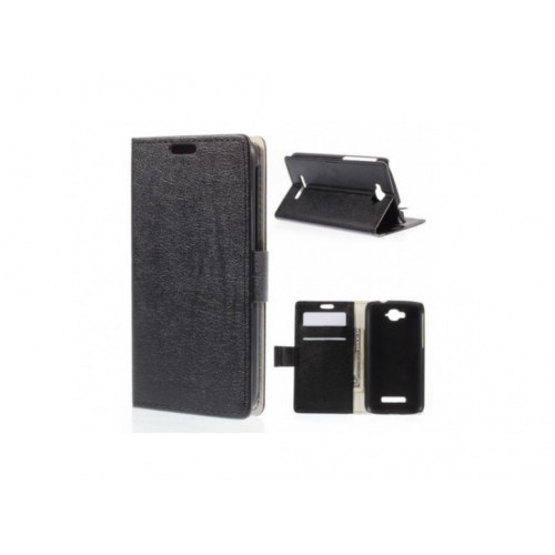 Púzdro Litchi Alcatel One Touch Pop C7 OT-7040E 7040A čierne Púzdro Litchi Alcatel One Touch Pop C7 OT-7040E 7040A čierne