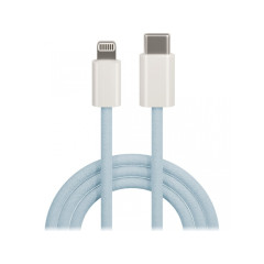 Maxlife MXUC-06 kábel USB-C - Lightning 1,0 m 20W blue nylon