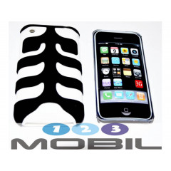 PUZDRO iPHONE 3 SILICON BIELO ČIERNE