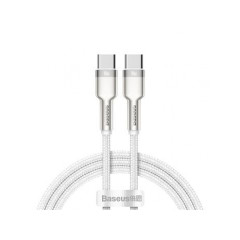 Baseus Cafule Metal Series Datový Kabel USB-C - USB-C 100W 1m biely (Pošk. Balení)
