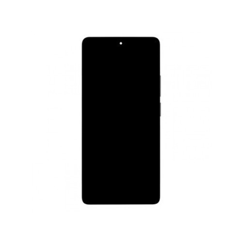 LCD Displej + Dotykové Doska + Predný Kryt pre Xiaomi Redmi Note 14S čierny (Service Pack)