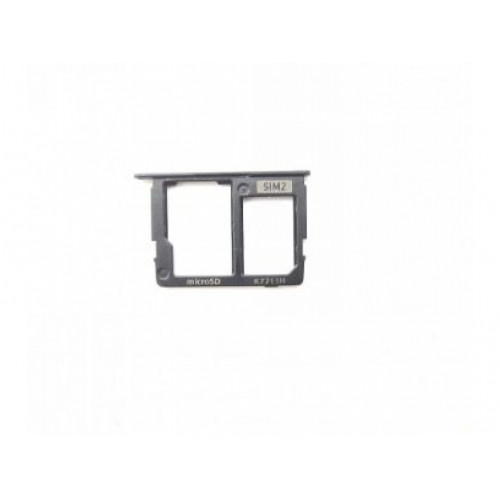 Samsung J3 2017 J330F SIM tray + Micro SD držiak čierný
