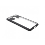TPU rámik + Transparentné akrylové zadné hybridné púzdro pre Xiaomi Redmi 5 - čierne TPU rámik + Transparentné akrylové zadné hybridné púzdro pre Xiaomi Redmi 5 - čierne