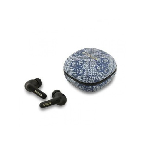 Guess PU 4G Metal Logo ENC TWS Bezdrátová Sluchátka Blue Guess PU 4G Metal Logo ENC TWS Bezdrátová Sluchátka Blue