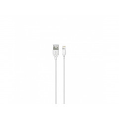 XO Kábel NB103 USB - Lightning 1,0 m 2,1A biely