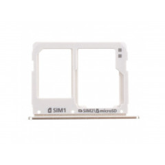 Držiak SIM/microSD Samsung Galaxy A3 A310/A5, A510, A7 A710 2016 zlatý