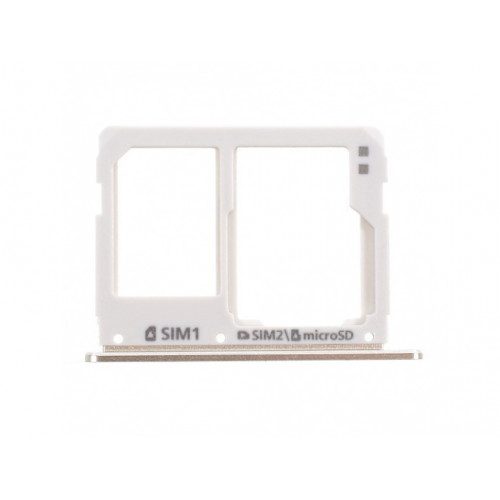 Držiak SIM/microSD Samsung Galaxy A3 A310/A5, A510, A7 A710 2016 zlatý