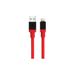 Tactical Fat Man Cable USB-A/Lightning 1m Red