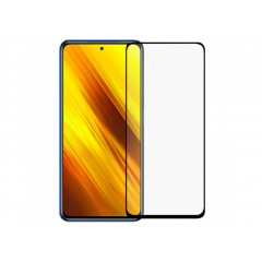 5D Ochranné tvrdené sklo Xiaomi Poco X3 / X3 NFC / X3 Pro čierne