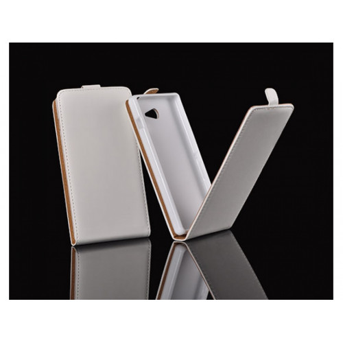 Slim Flexi Vertikálne Púzdro LG K10 biele