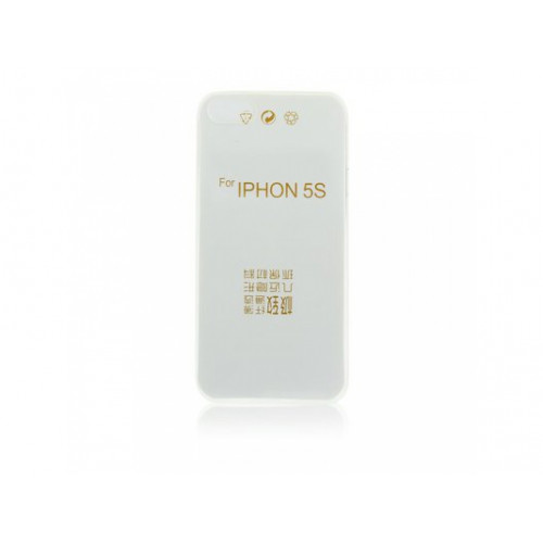 Ultra Slim 0,3mm Silikónový Kryt iPhone 5/5S transparent