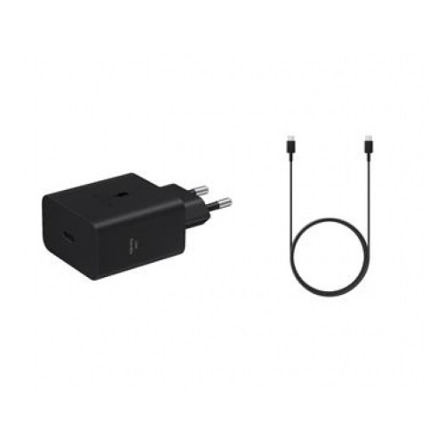 EP-T6010NBE + EP-DA705BBE Samsung USB-C 60W Cestovní nabíječka + USB-C/USB-C Datový Kabel