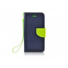 Fancy Knižkový Obal Samsung A80 modrý-lime